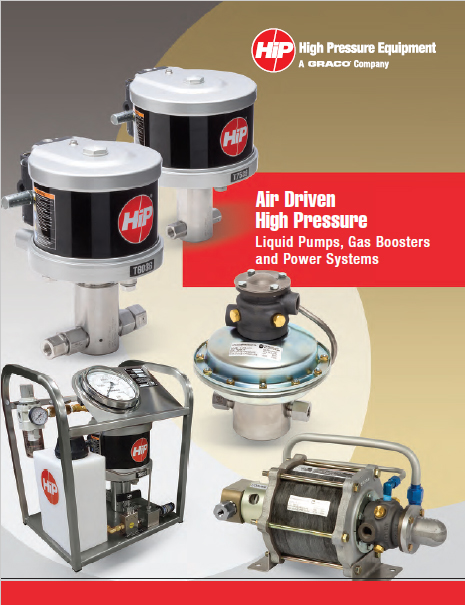 Air Driven Pumps, Boosters & Packaged Systems Catalog