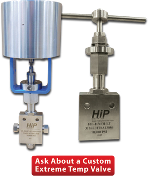Extreme Temperature Valves