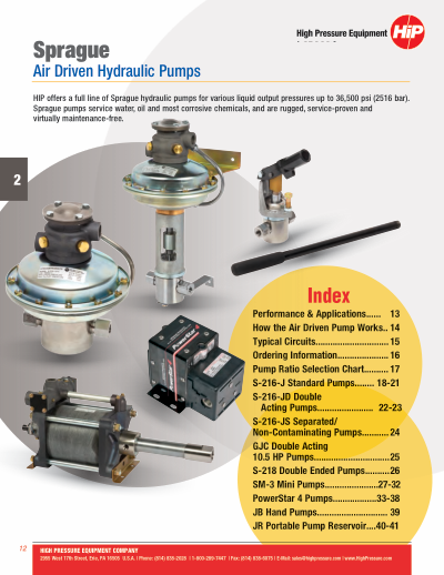 Sprague Pumps Section