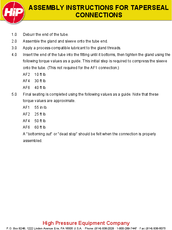 ASSEMBLY INSTRUCTIONS